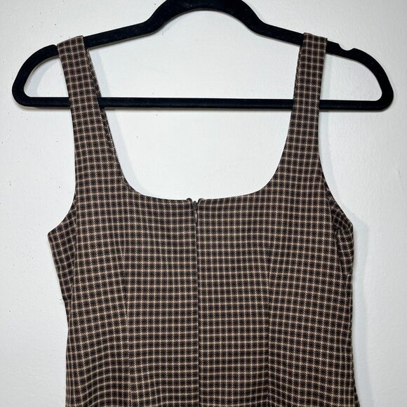 Banana Republic Plaid Mini Dress Size 0 - Picture 4 of 5